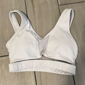 White BuffBunny Sports Bra